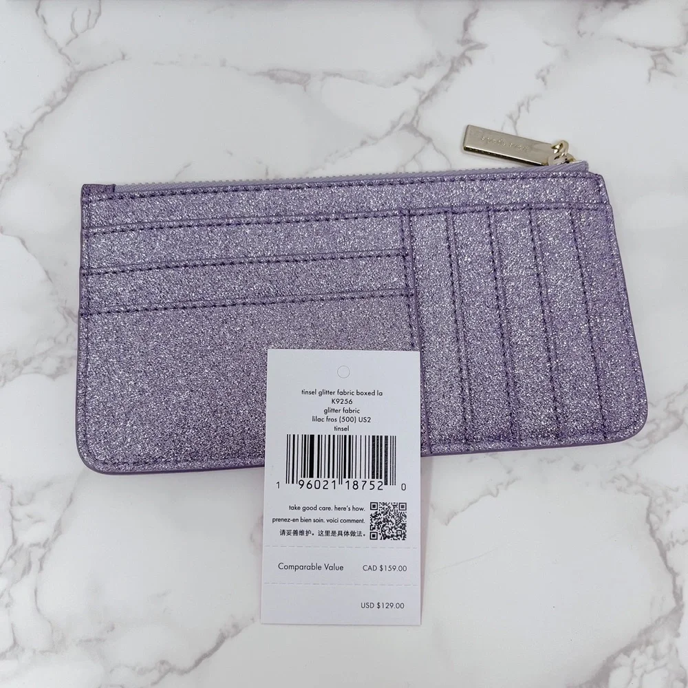 Kate spade tinsel glitter cardholder - Picture 4 of 6